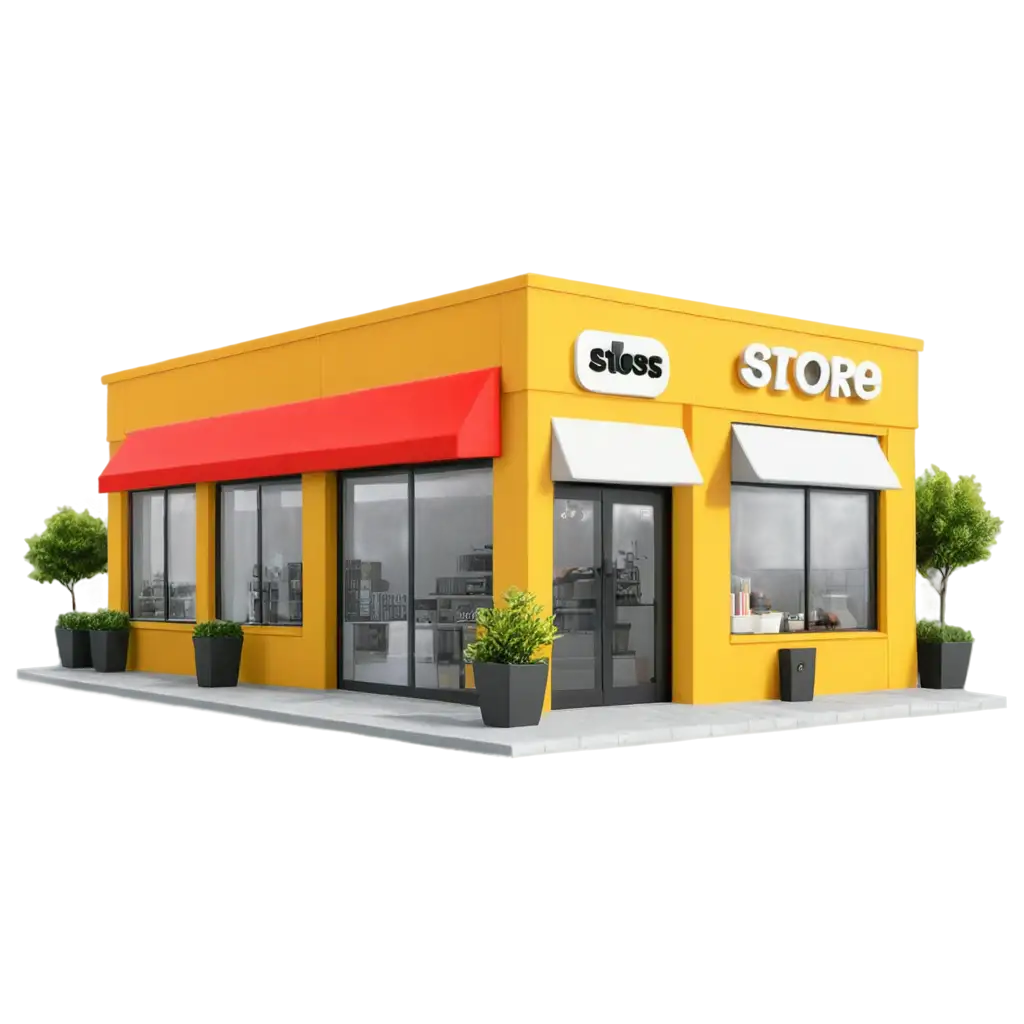 3D store Yellow