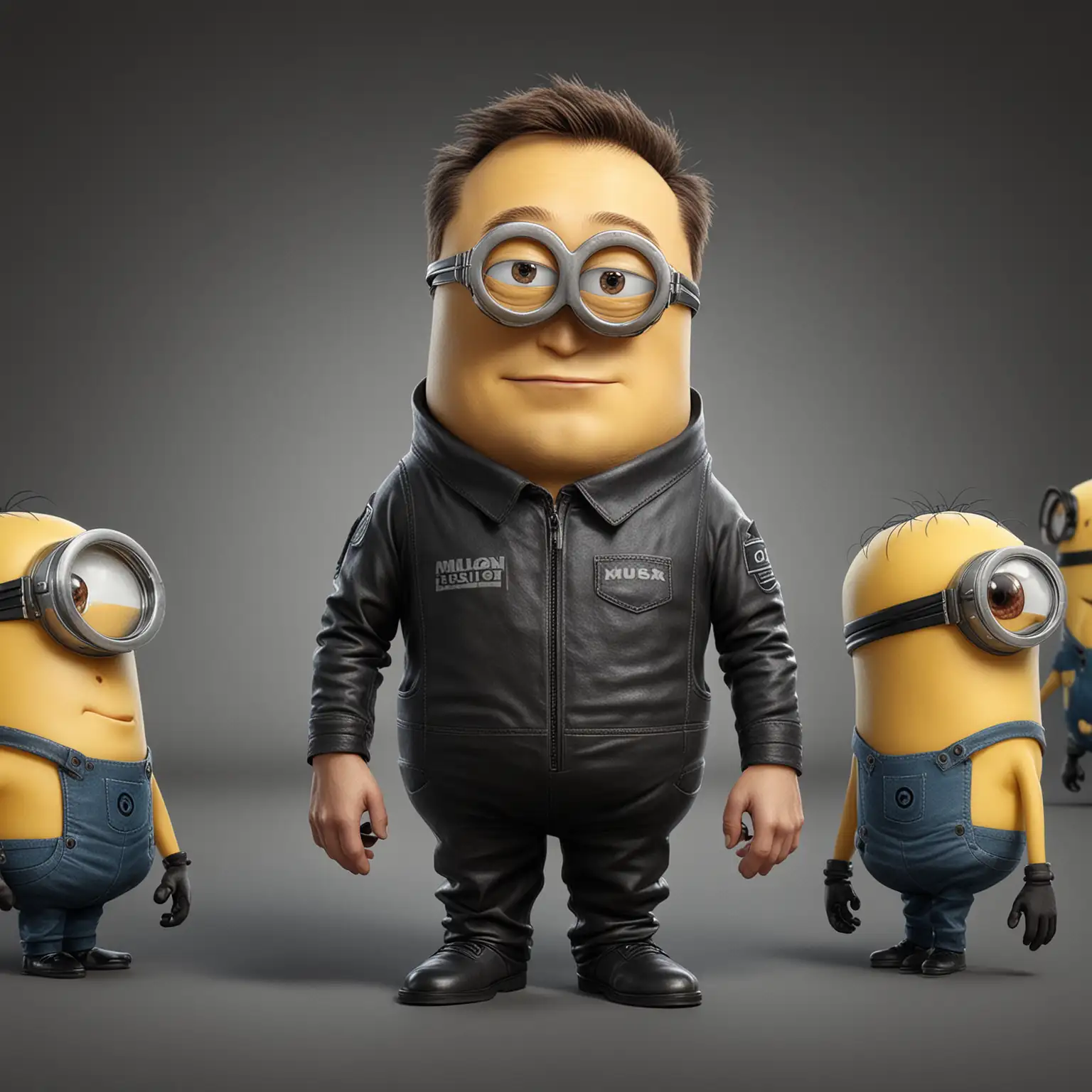 Elon Musk Dressed as a Minion for Playful Entertainment