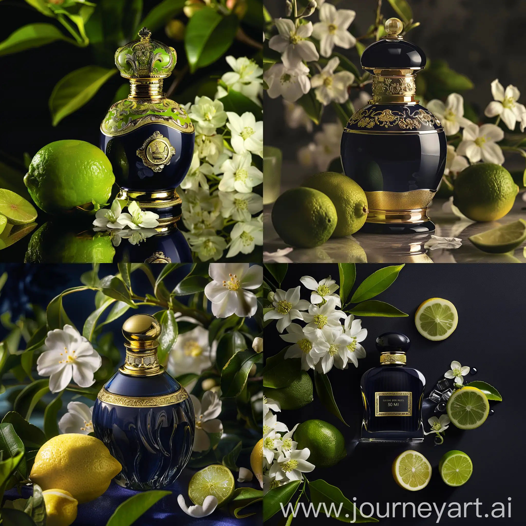 Opulent-Eau-de-Parfum-Bottle-with-Citrus-and-Floral-Notes