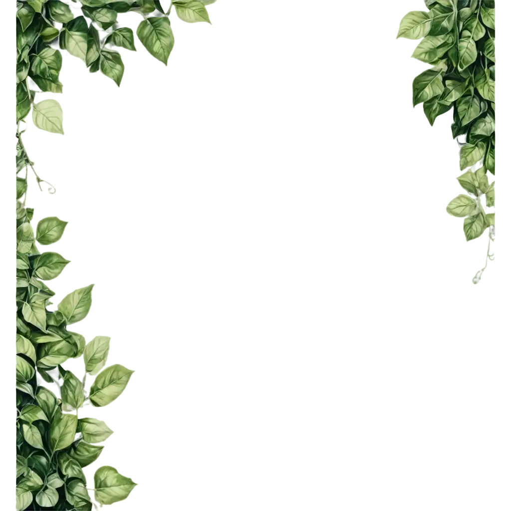 drawing hanging ivy