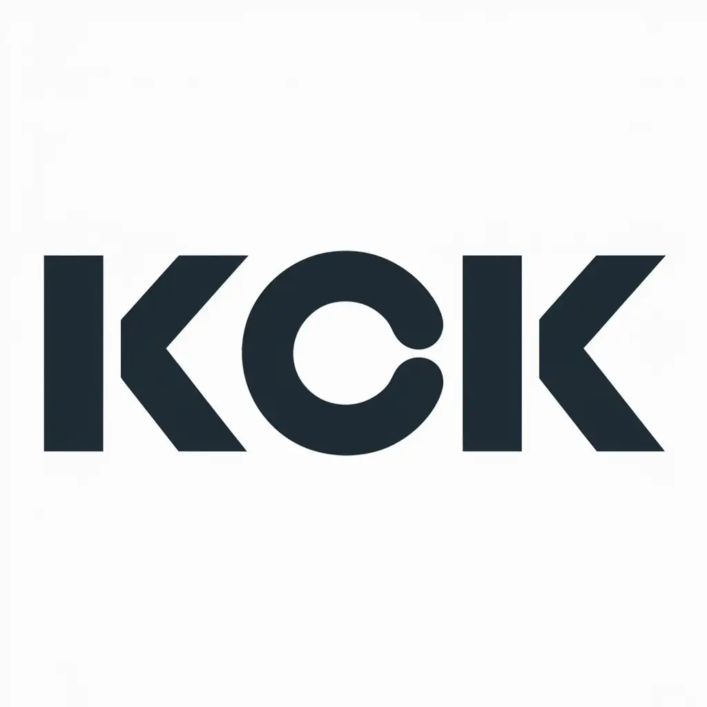 a logo design,with the text "KOK", main symbol:K,Moderate,be used in Others industry,clear background