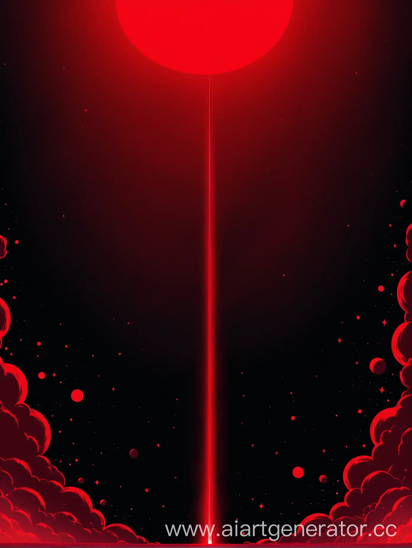 Dark-Space-on-Black-and-Red-Poster-Background