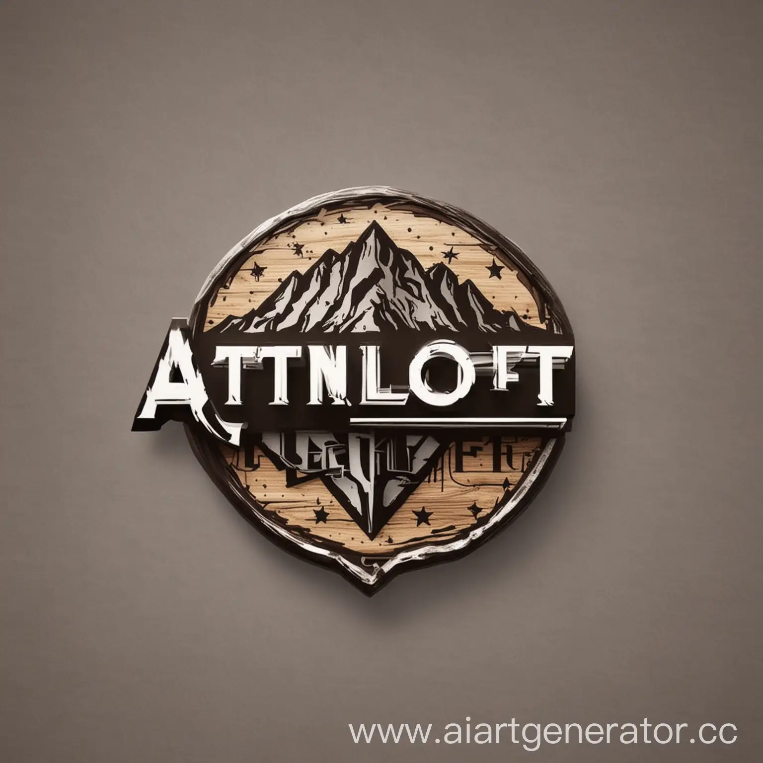 Придумай логотип для фирмы по продаже лофтовой мебели с названием AtonLoft