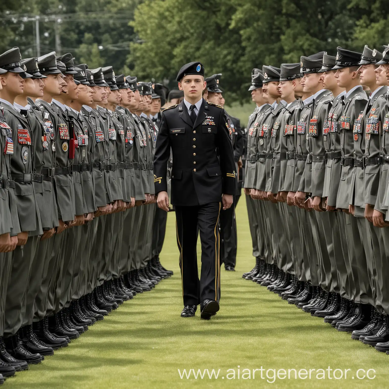 Cadet-Commands-Army-Training-Drill-in-Camouflage-Uniforms