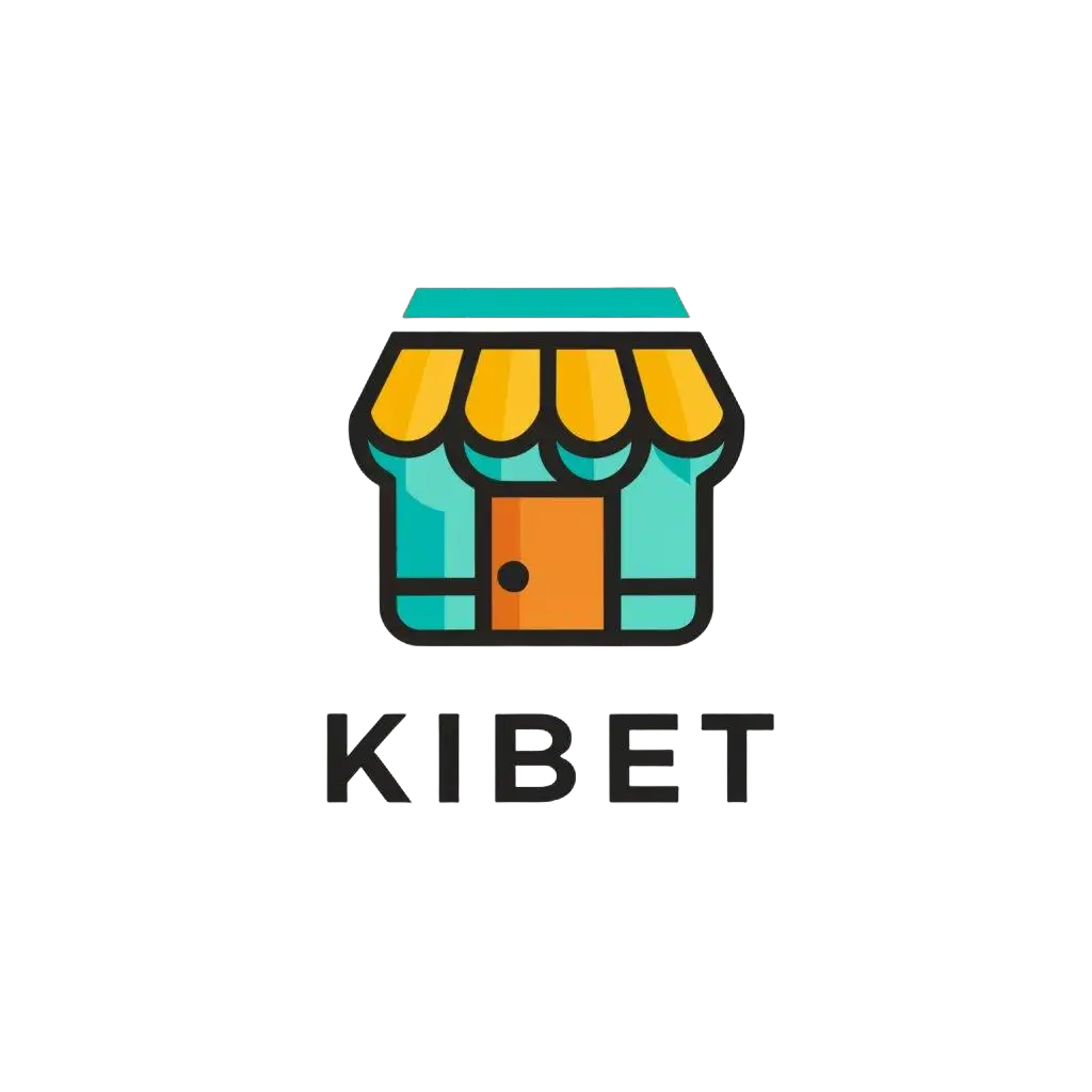 a logo design,with the text "Kibet", main symbol:Store,Minimalistic,be used in Internet trade industry,clear background