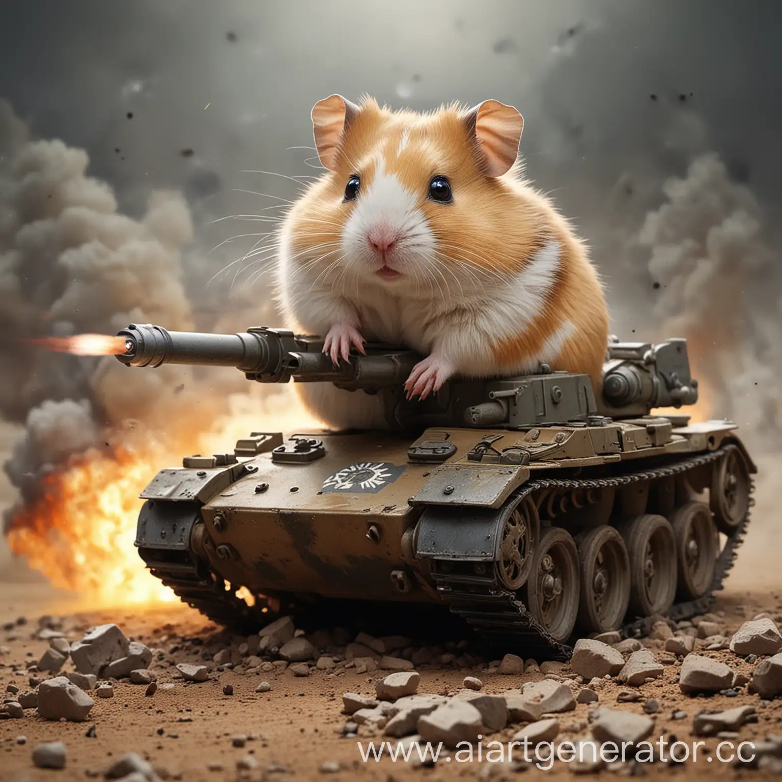 Hamster-Tank-Commander-Maneuvering-Under-Fire