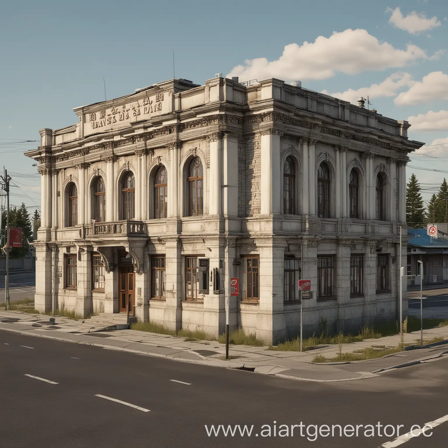 банк построенный японцами в городе Корсаков Сахалин только его виртуальная модель