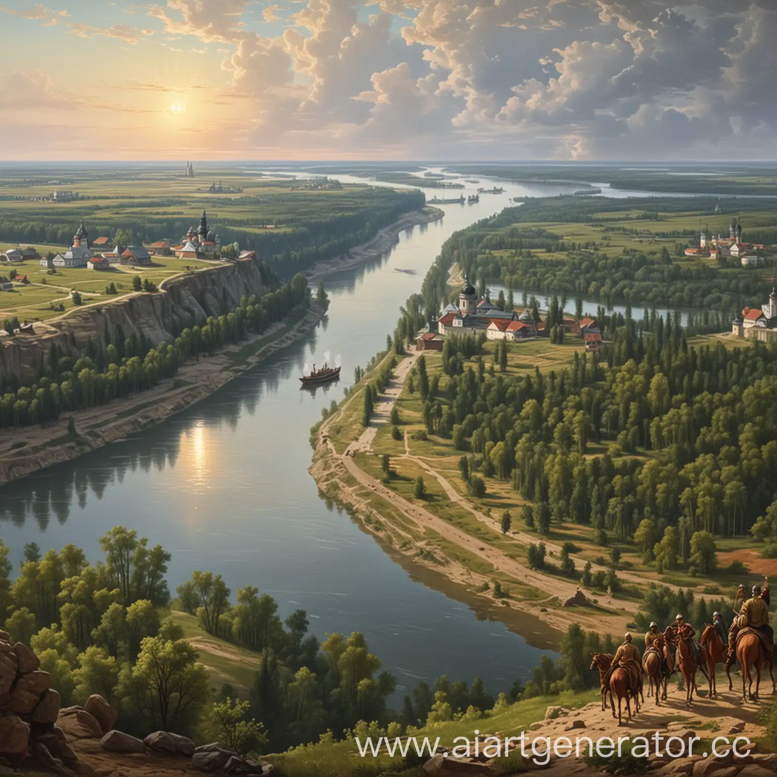 Formation-of-the-Volga-River-A-Historical-Journey-Through-Time