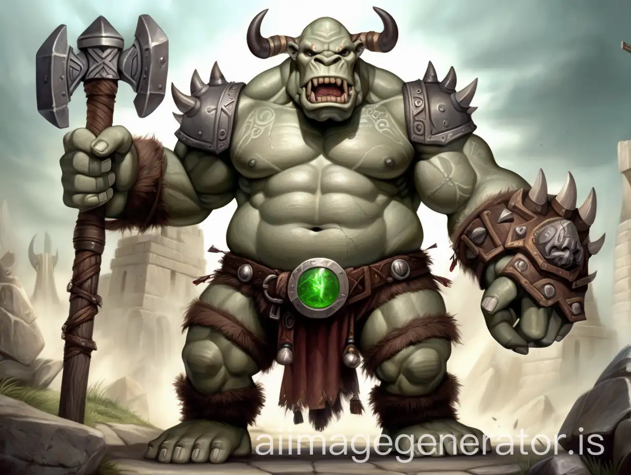 











Mixed Fantasy World Background, Stone Golem with Four Arms and Stone Scales, Stone Skin, as tall as a Titan, Hippo Nose, mixed race Buto Ijo, Troll, Ogre, Evil Giant, Two Horns on the Head, Bald without Hair, Fat Body, Full Body, Holding a Huge Cudgel, Full of Anger, Cruel Face, he is a Berserker and Chaos Warlock.