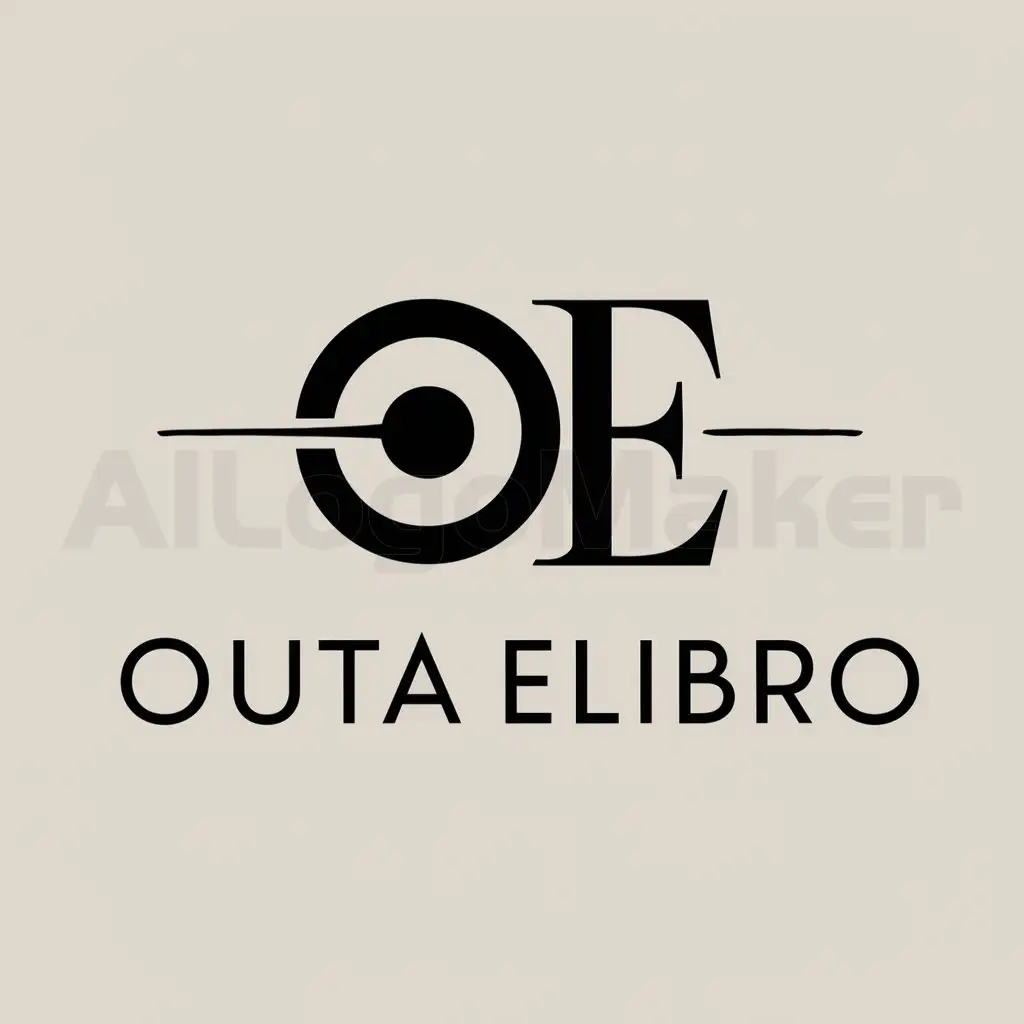 LOGO-Design-For-OUTA-ELIBRO-Modern-OE-Symbol-on-a-Clear-Background