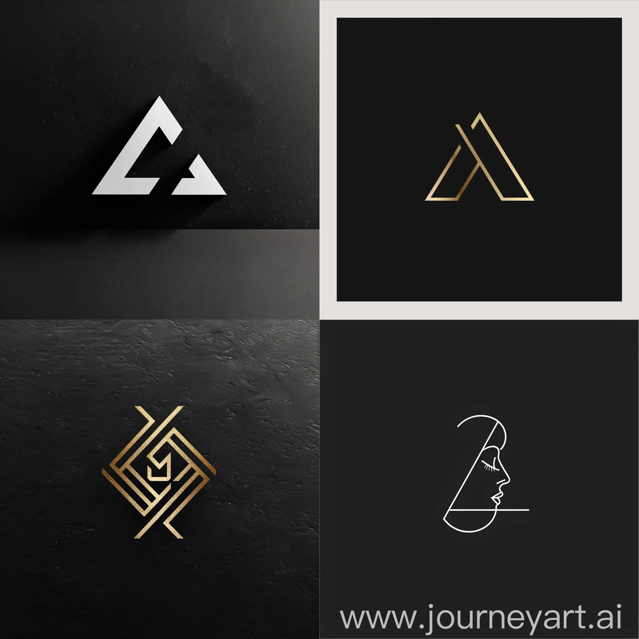 a minimal logo monograms --style raw --v 6