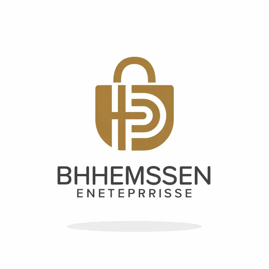 a logo design,with the text "Bheemsen Enterprise", main symbol:PP Leno bags Moradabad 
Mob No 7906536290,Moderate,be used in Others industry,clear background