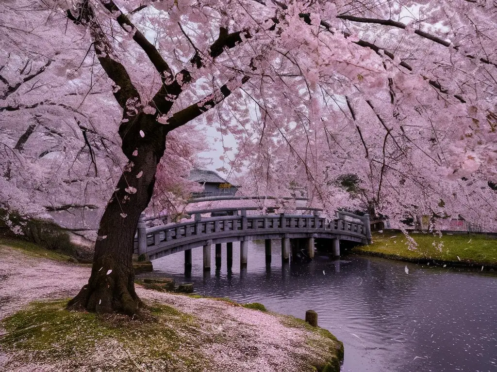 Cherry-Blossom-Tree-with-Falling-Petals