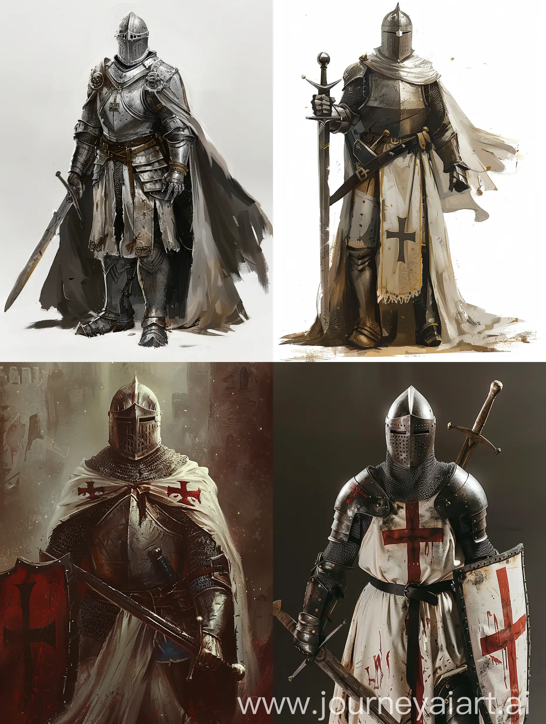 Medieval-Knight-on-Horseback-in-Battle