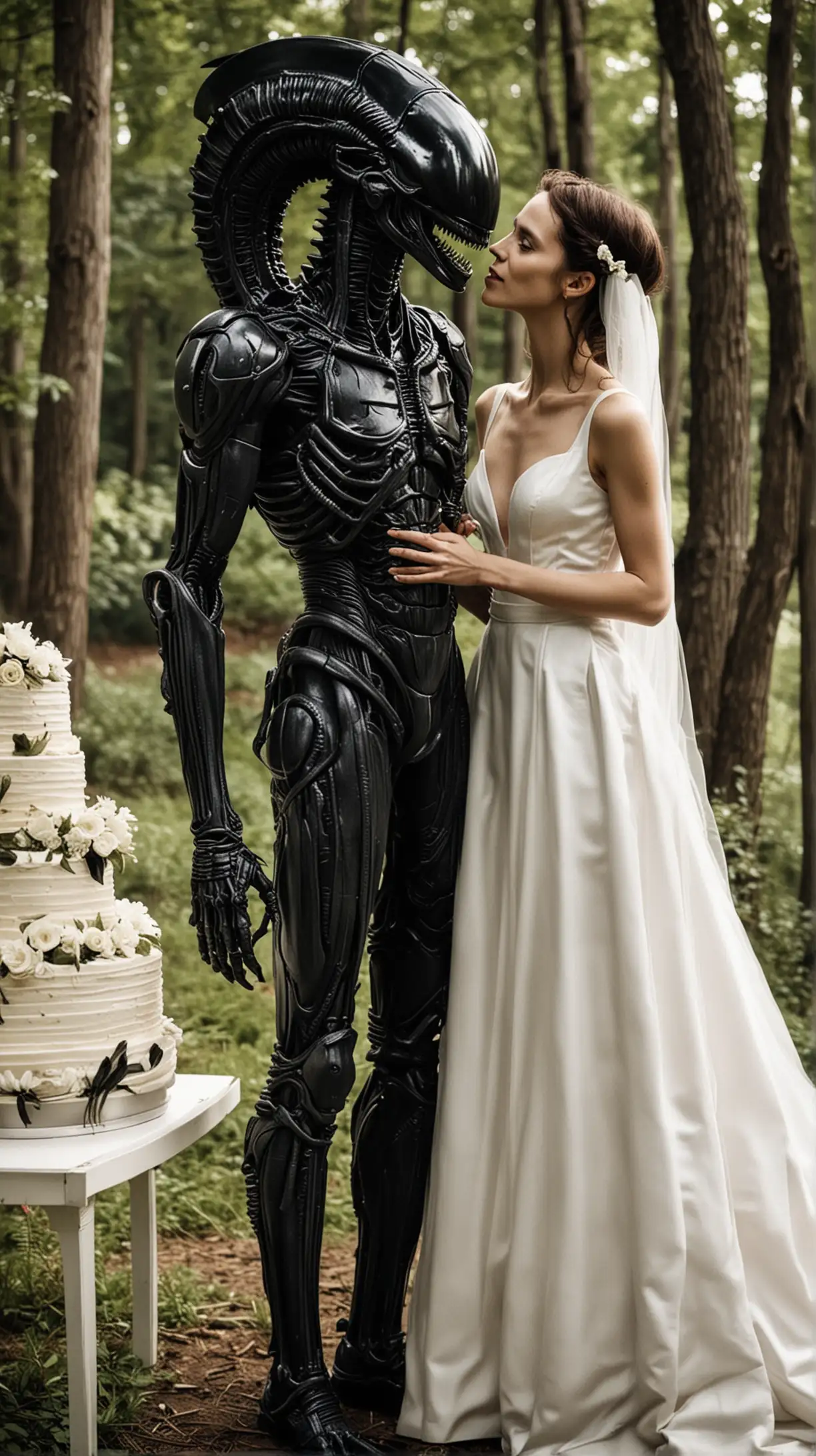 Imagine Xenomorph on a wedding 