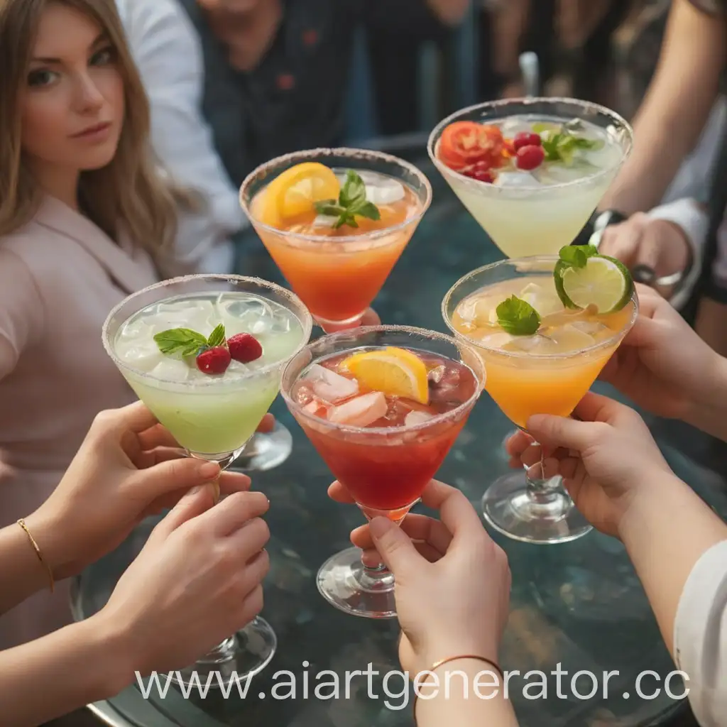 Colorful-Cocktail-Celebration-Vibrant-Drinks-in-Hands