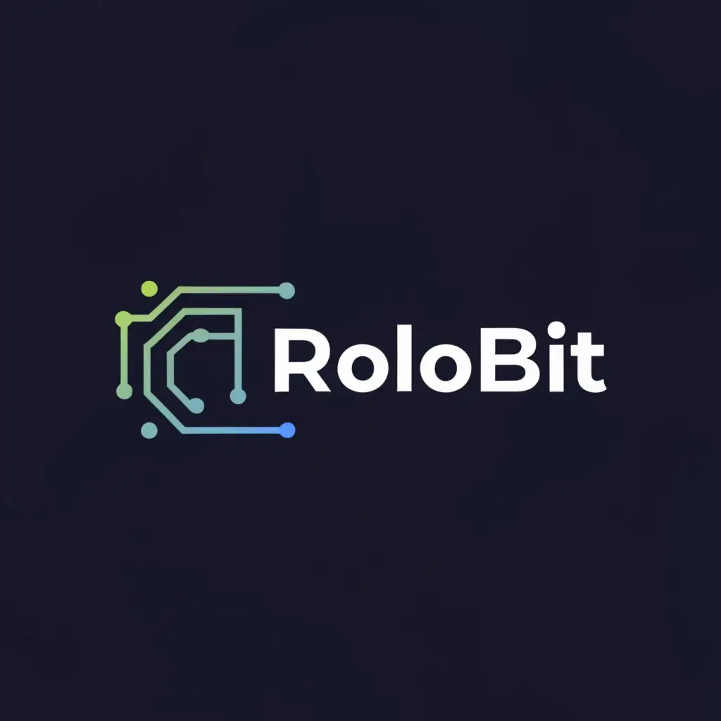 a logo design,with the text "robobit", main symbol:Use a simple, elegant font for the word "robobit". For a touch of personality, you could:
Replace the "i" in "bit" with a stylized circuit board or robot eye.
Make the "o" a perfect circle, hinting at a data bit.,Moderate,be used in Others industry,clear background