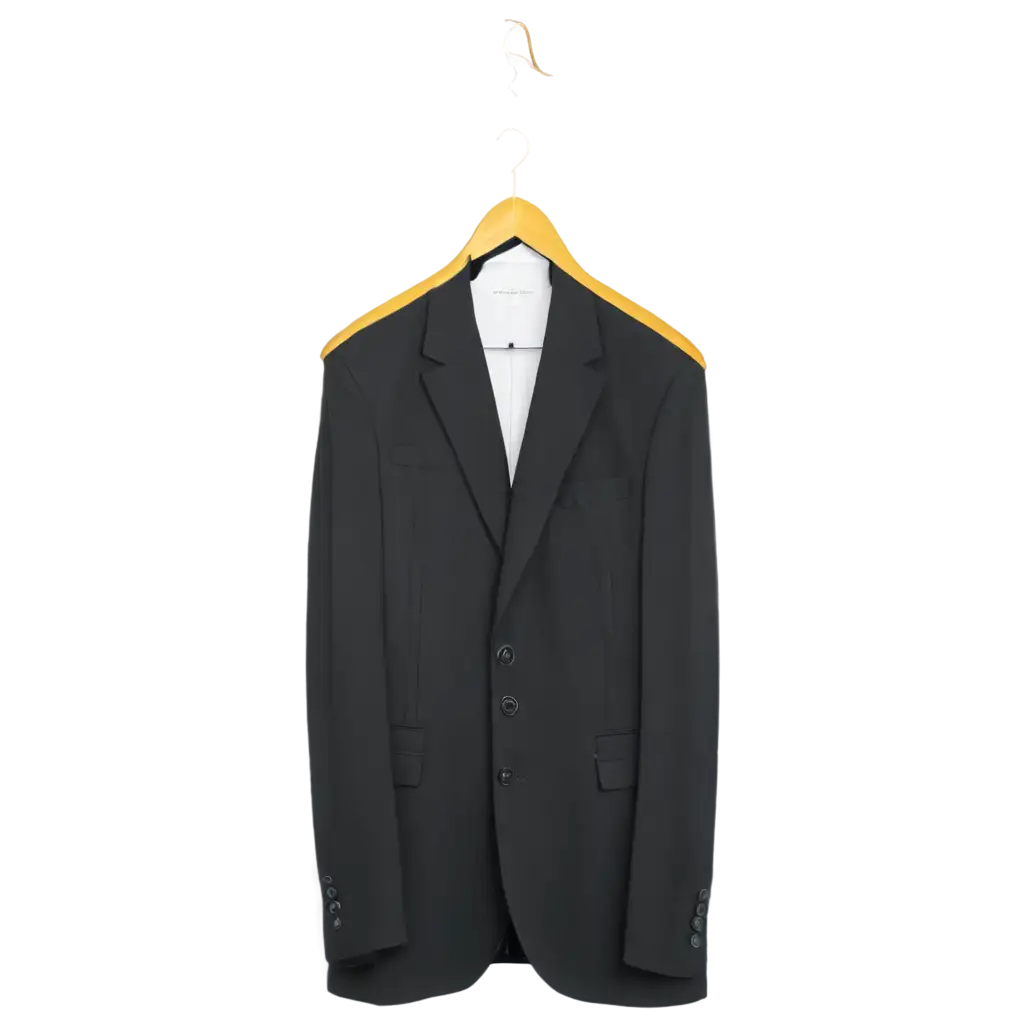 Buisness suit on a coat hanger