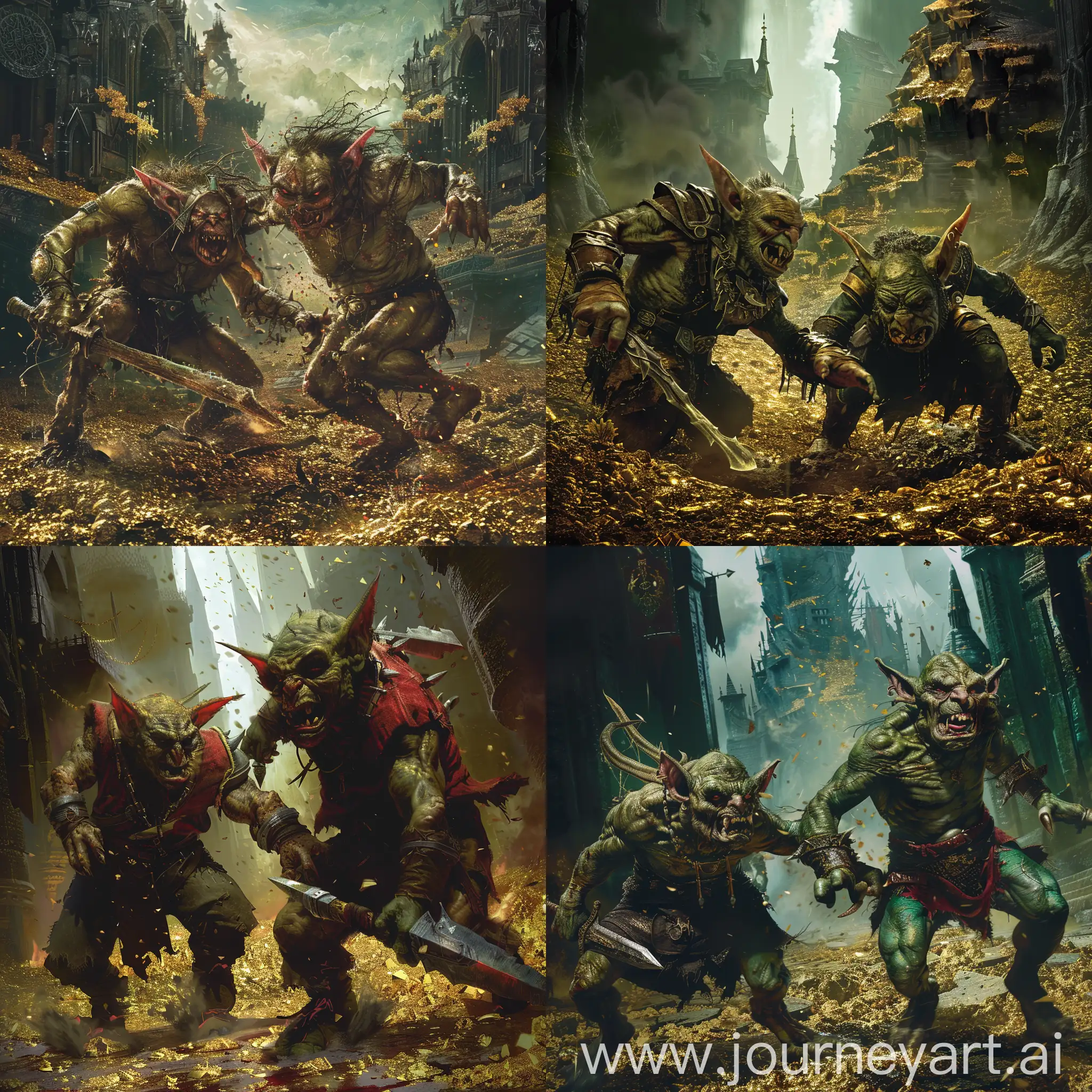 Goblin-Battle-in-GoldBuried-City