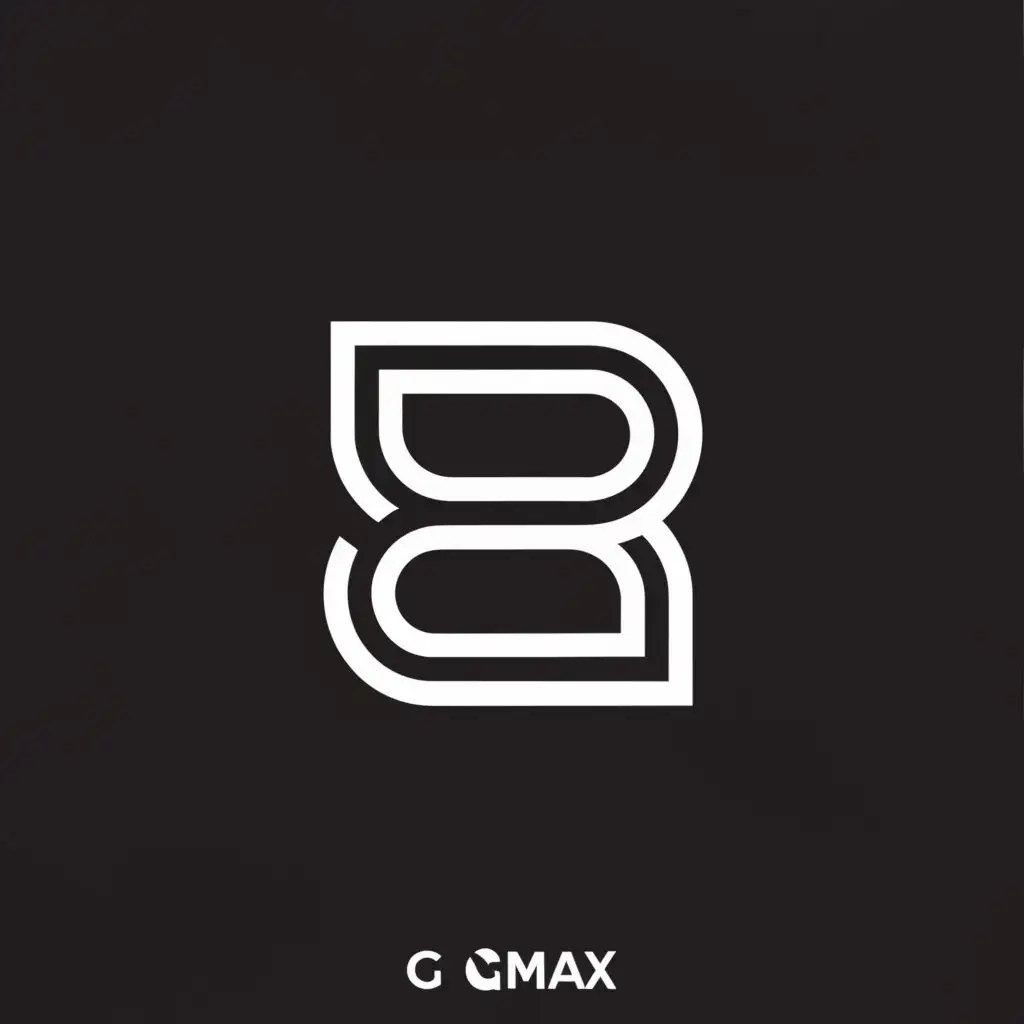 a logo design,with the text "G max", main symbol:G max,Moderate,be used in Sports Fitness industry,clear background