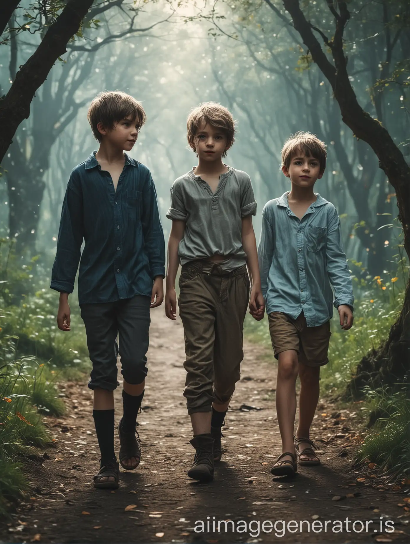 Adventurous-Little-Boys-Exploring-Fantasy-World