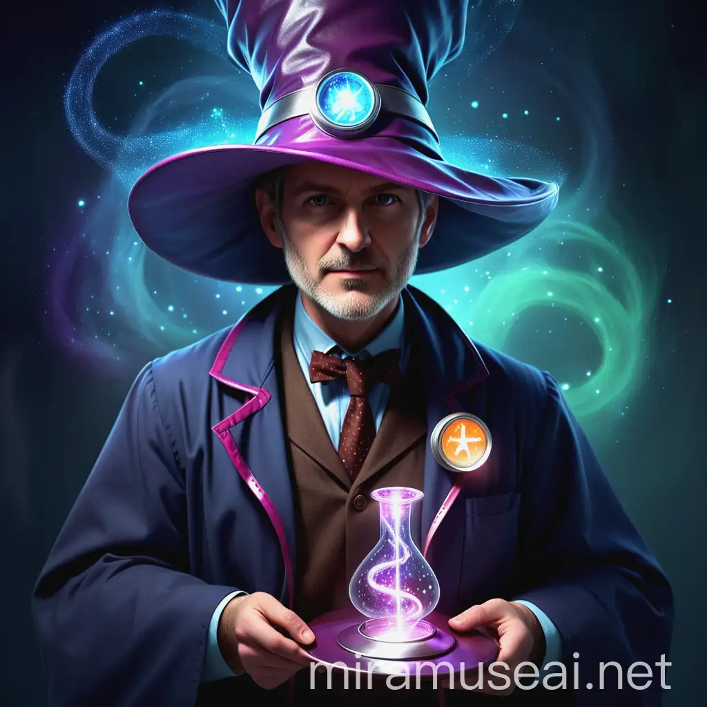 Magical Doctor Wearing Enchanted Hat
