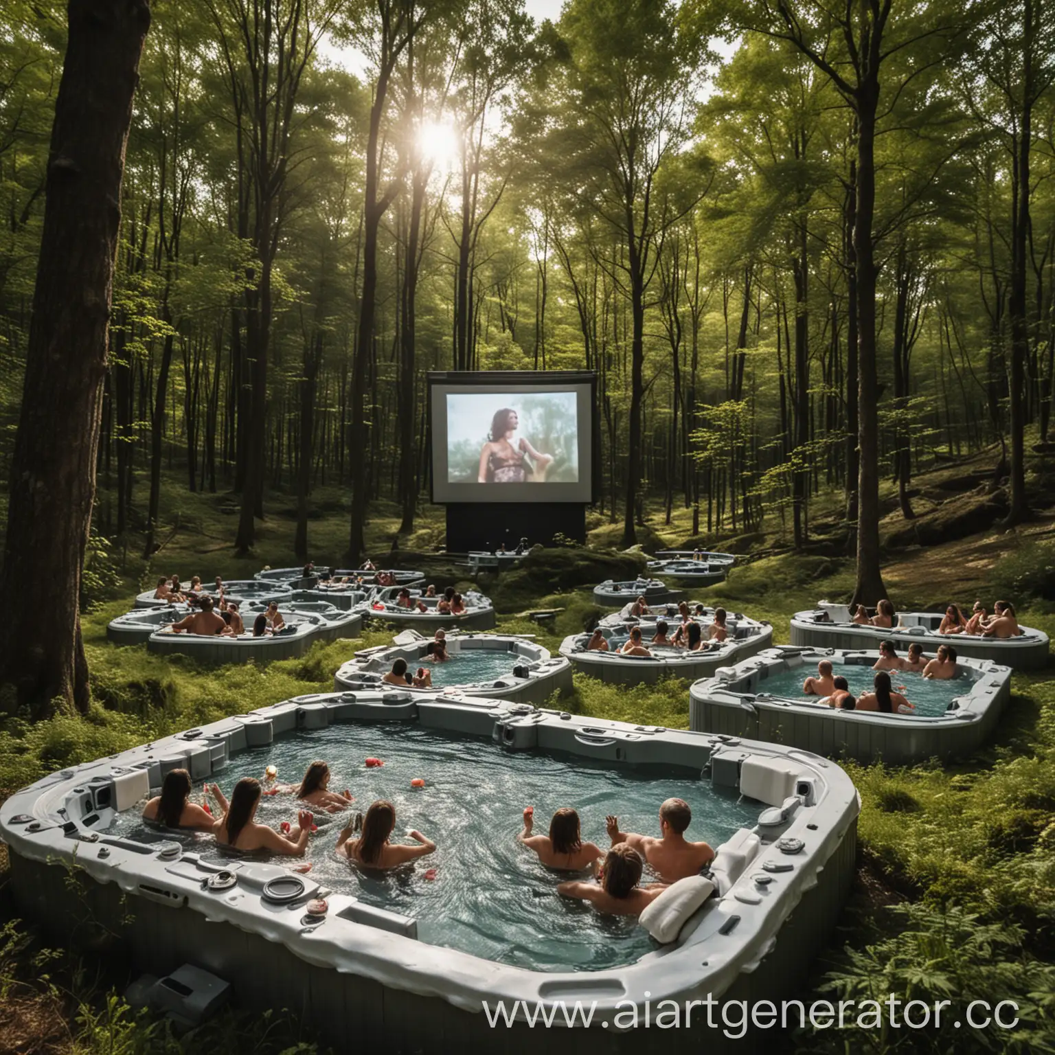 Luxurious-Cinema-Surrounded-by-Natural-Jacuzzis