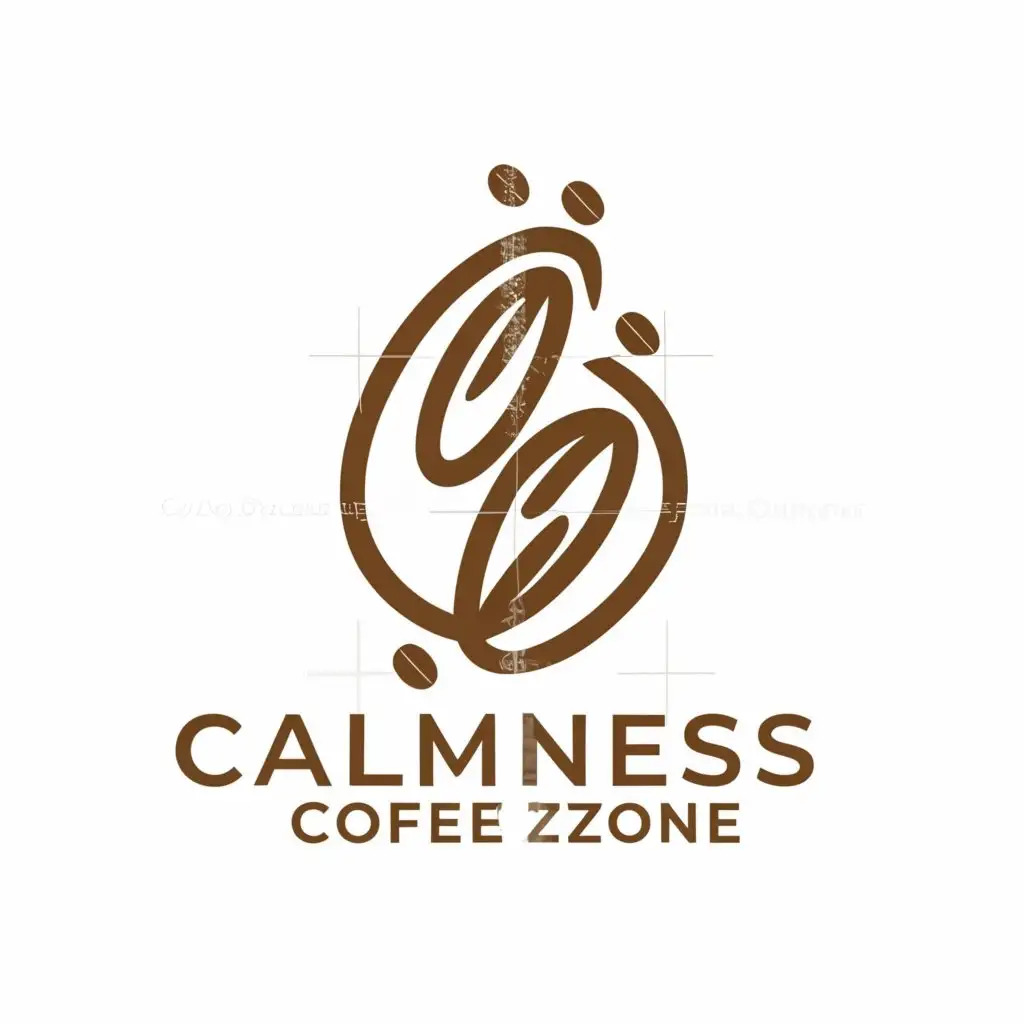 LOGO-Design-for-Calmness-Coffee-Zone-Serene-CCZ-Emblem-for-the-Restaurant-Industry