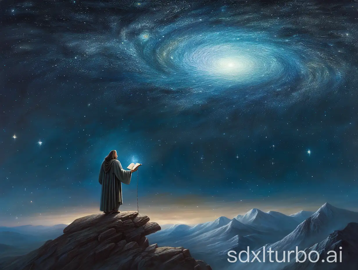 Mystical-INFJ-Prophet-Contemplating-Universes-Secrets-under-Starry-Sky