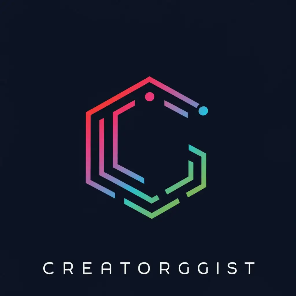 a logo design,with the text "CreatorGist", main symbol:CG,complex,be used in Creators industry,clear background