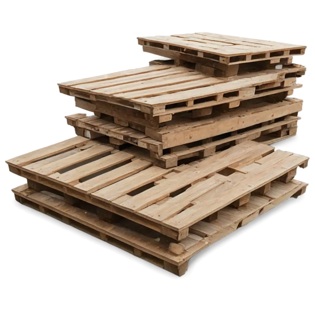 a pile of pallets