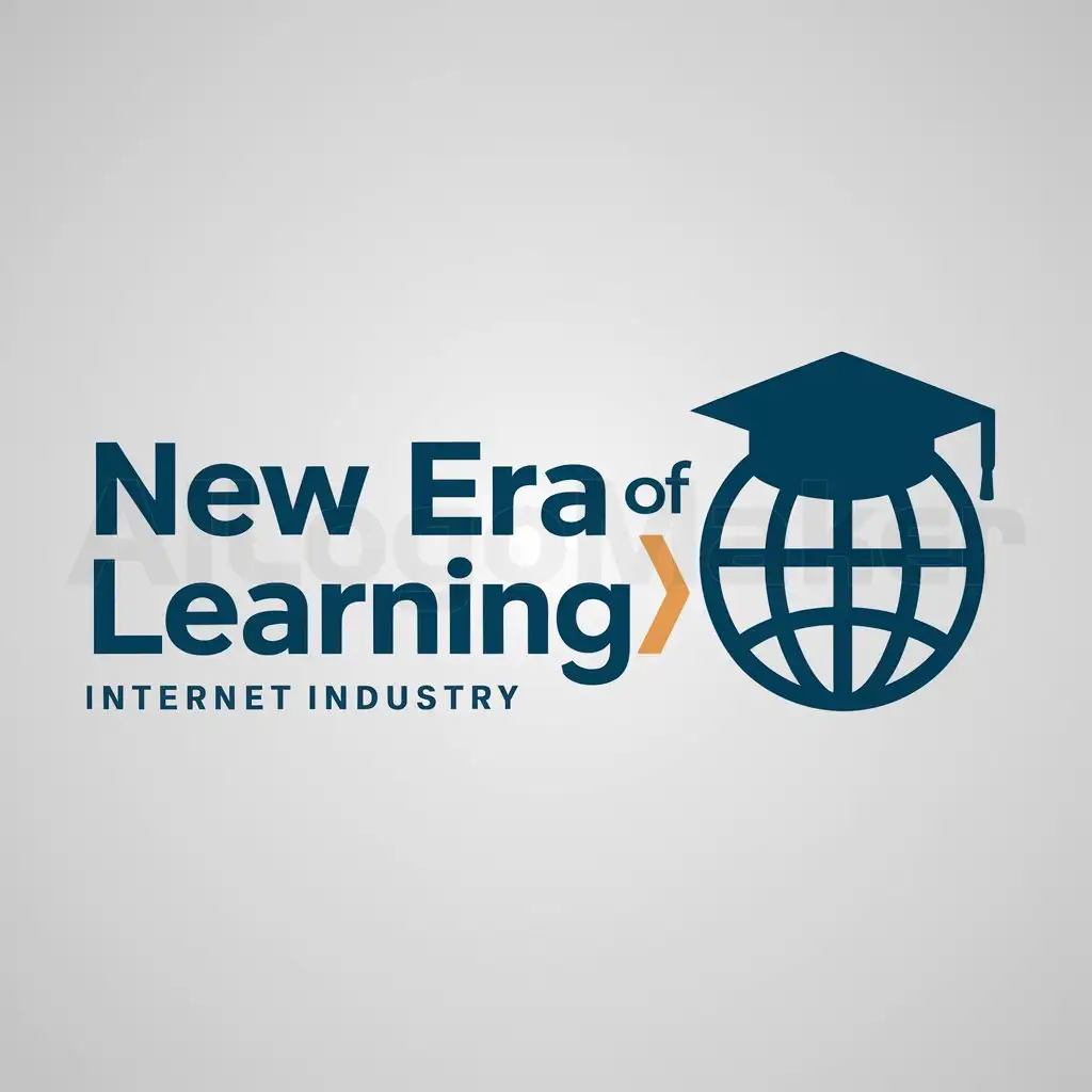 a logo design,with the text "New ERA Of Learning", main symbol:New Era of learning,Moderate,be used in Internet industry,clear background
