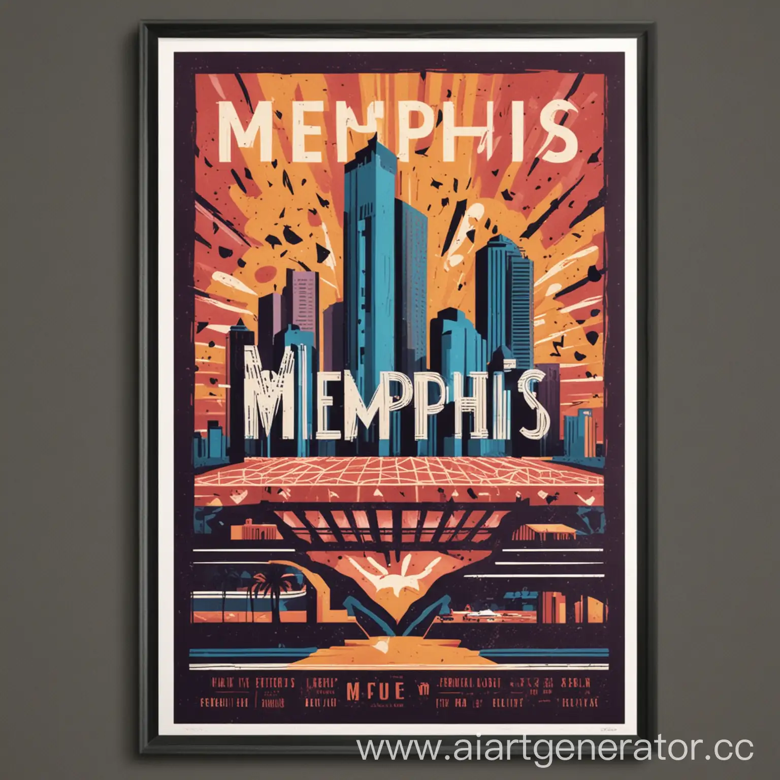 Vibrant-MemphisStyle-Poster-Design-in-A3-Format