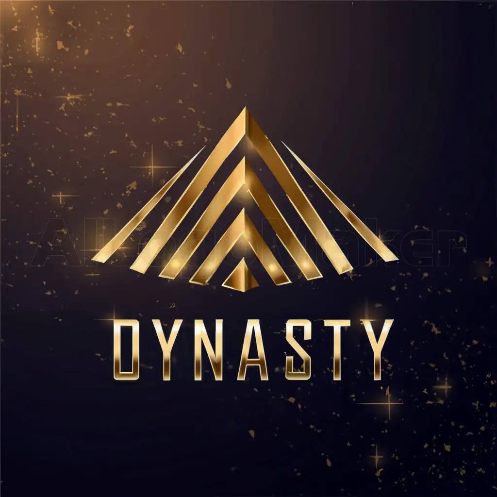 a logo design,with the text "Da-Dynasty", main symbol:Pyramid,Moderate,clear background