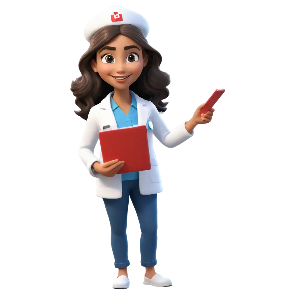 3D-Doctor-Holding-Report-PNG-Enhancing-Medical-Websites-with-HighQuality-Visual-Content