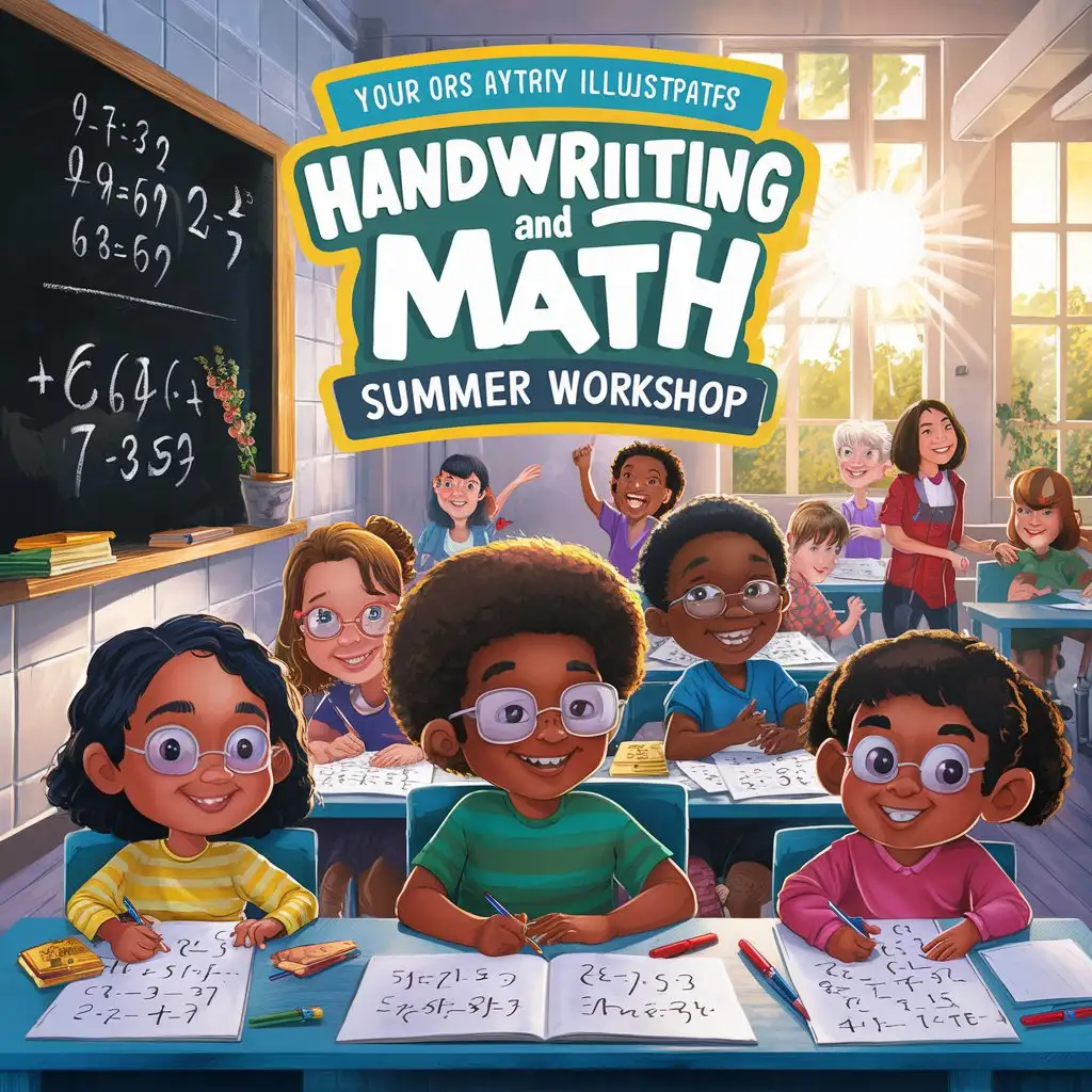 Summer Workshop for Kids Handwriting and Math Fun