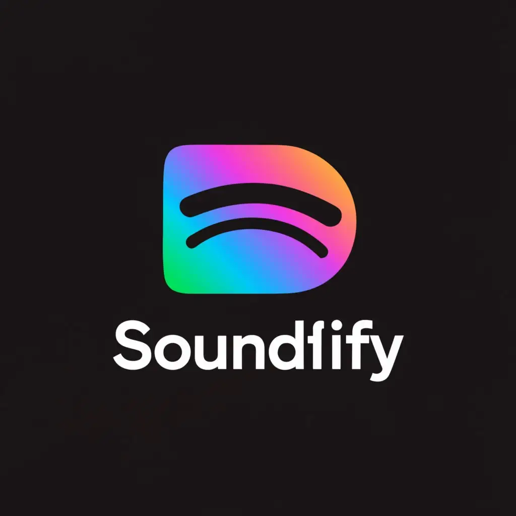 a logo design,with the text "Soundify", main symbol:Soundcloud and Spotify icon,Moderate,be used in Technology industry,clear background