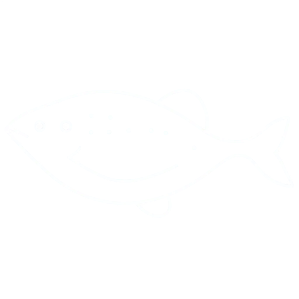 Adorable-Cartoon-Style-White-Fish-PNG-Enhancing-Your-Designs-with-Cute-Line-Art