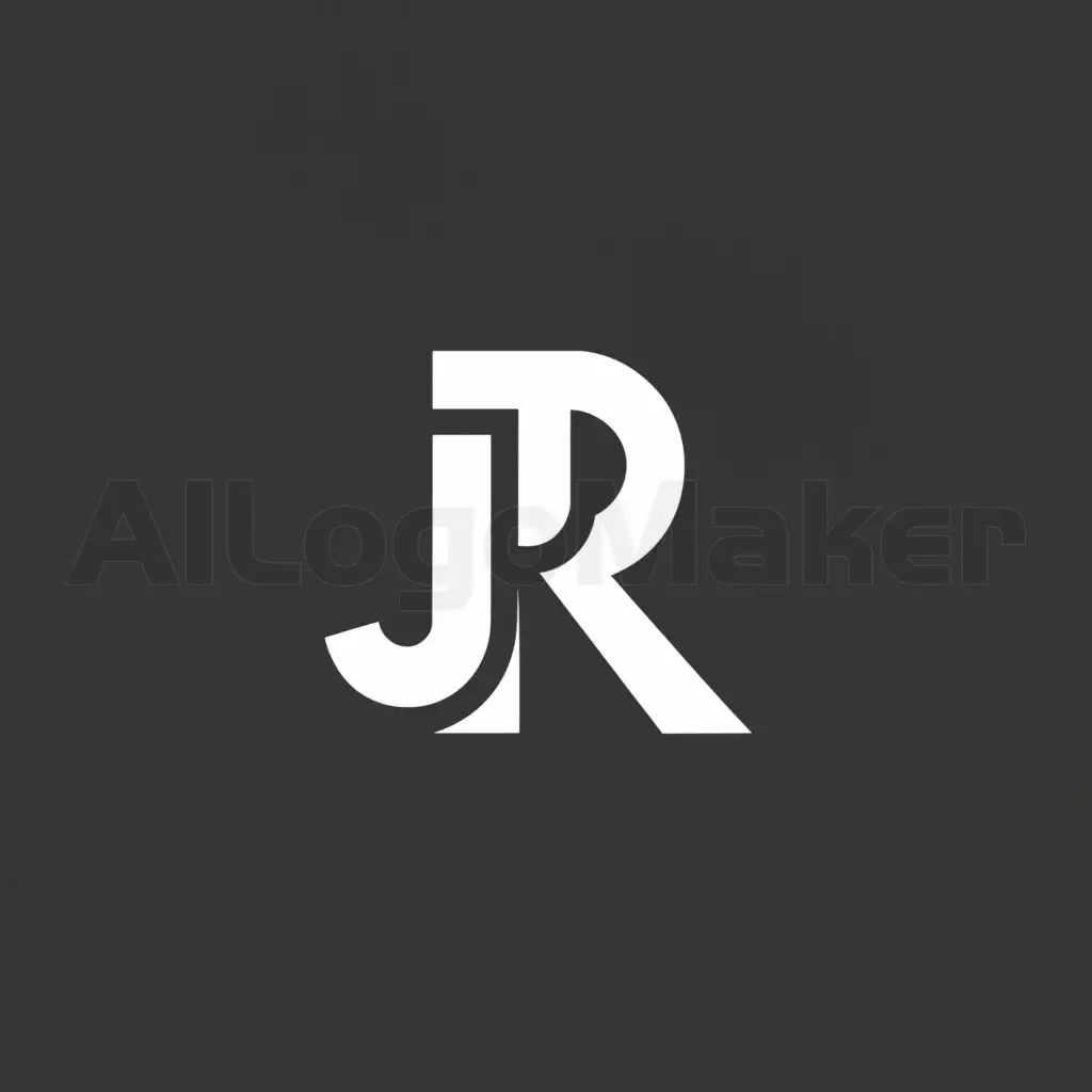 a logo design,with the text "JBR Realty", main symbol:JR,Minimalistic,be used in Real Estate industry,clear background