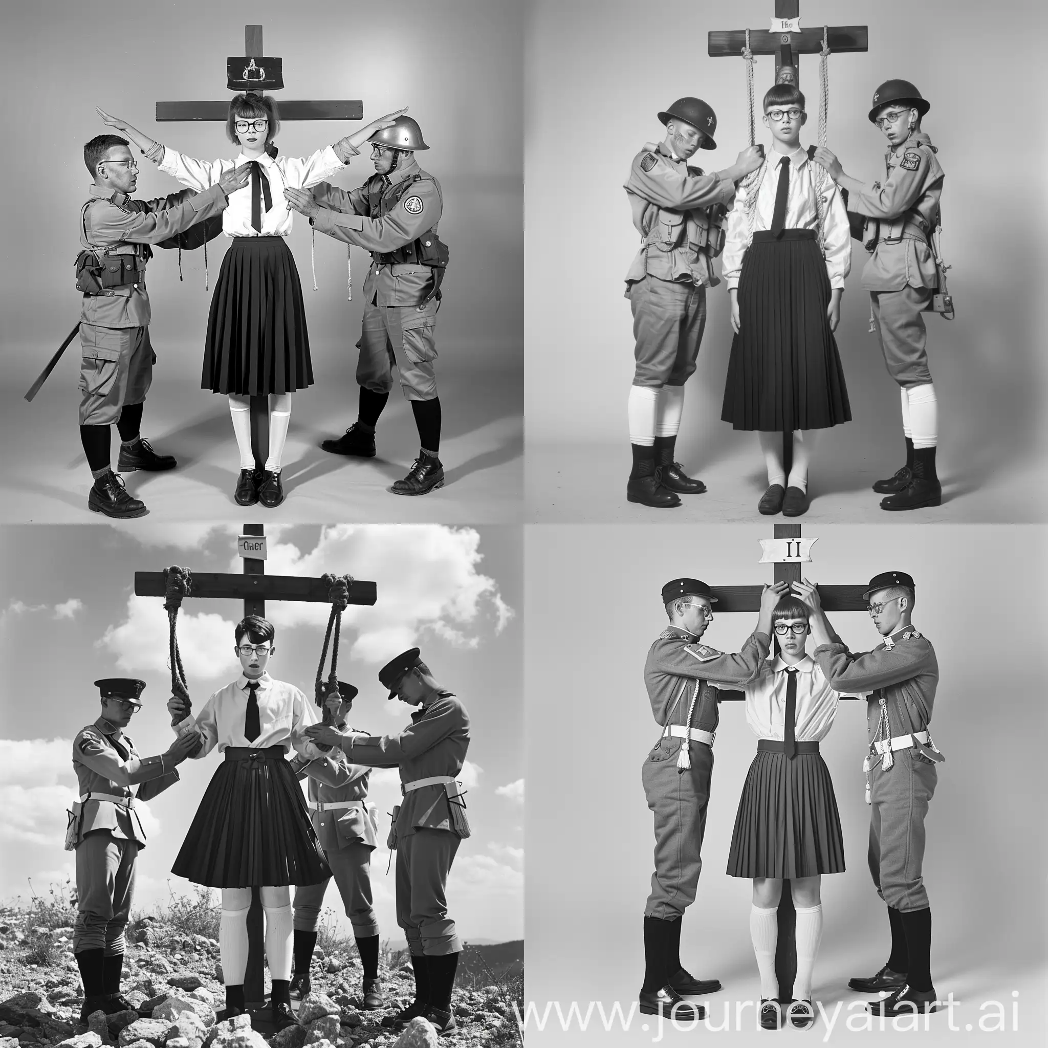 Catholic-Postulant-Crucified-by-Soldiers-Religious-Martyrdom-Scene