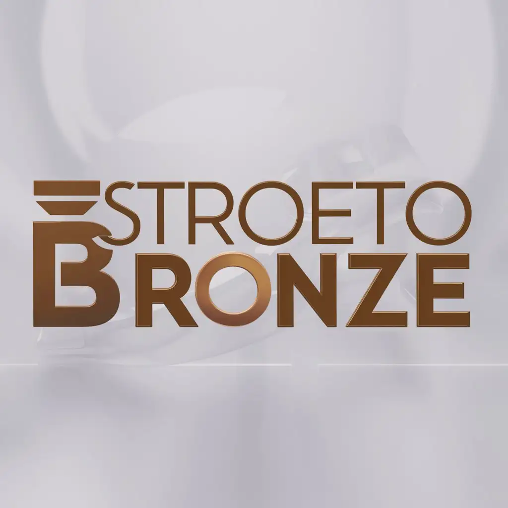 a logo design,with the text "Strobeto Bronze", main symbol:create membership bronze logo,Moderate,clear background