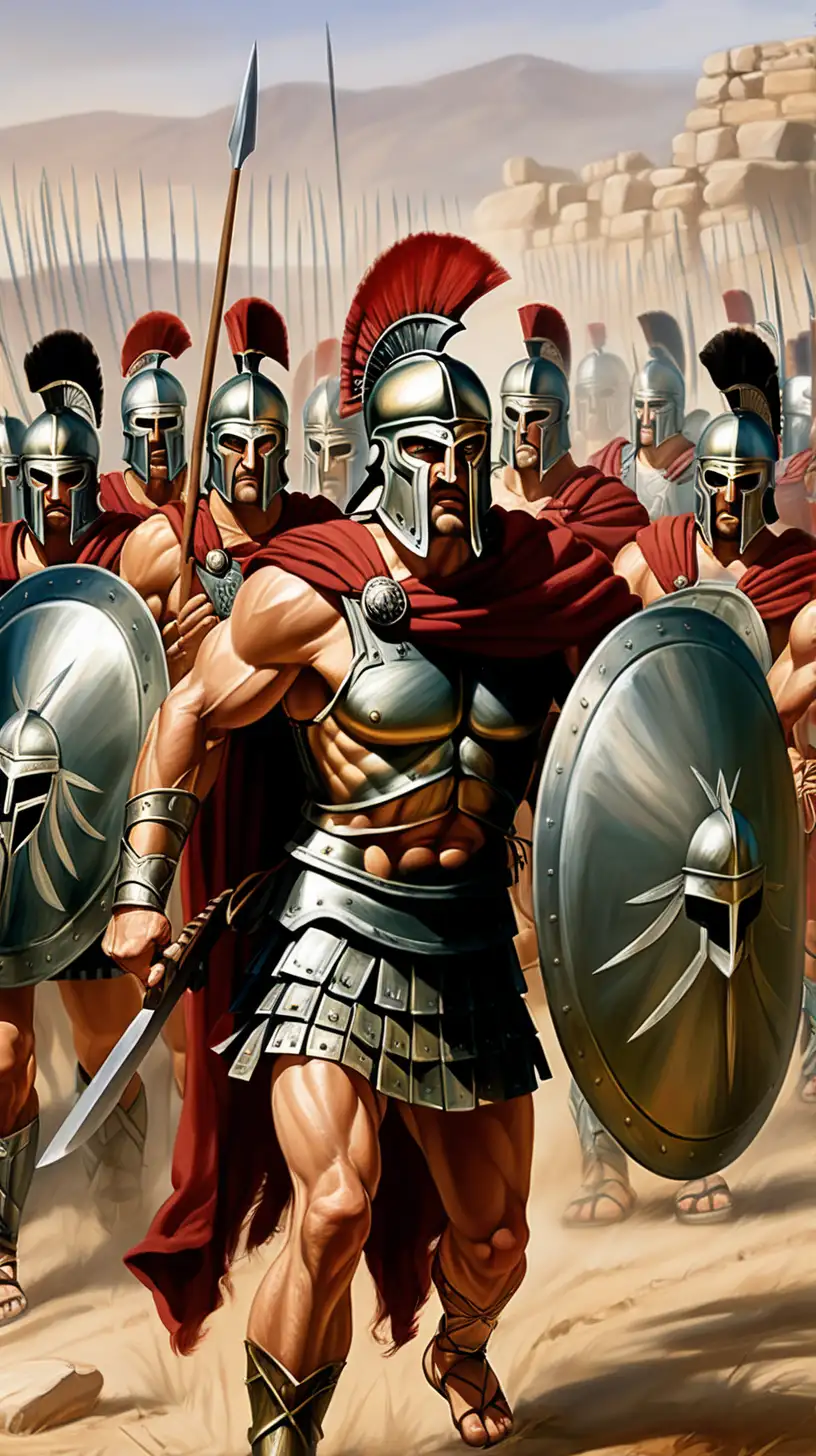 Fearless Spartan Warriors in Ancient History