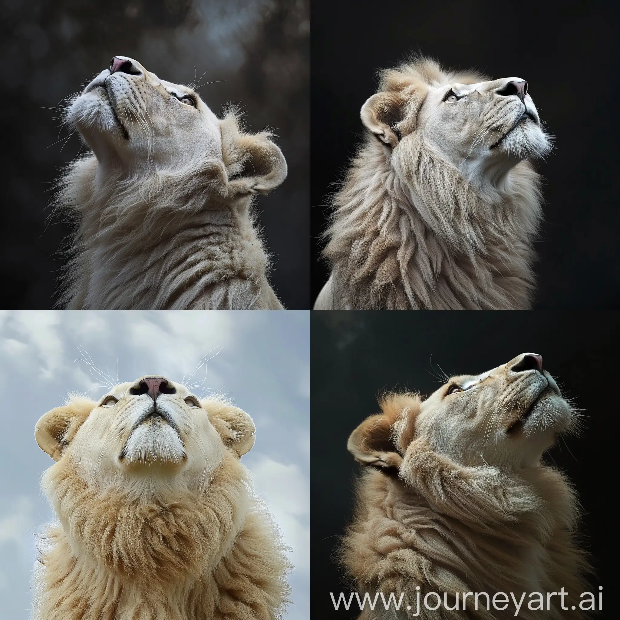 Majestic-White-Lion-Standing-Tall