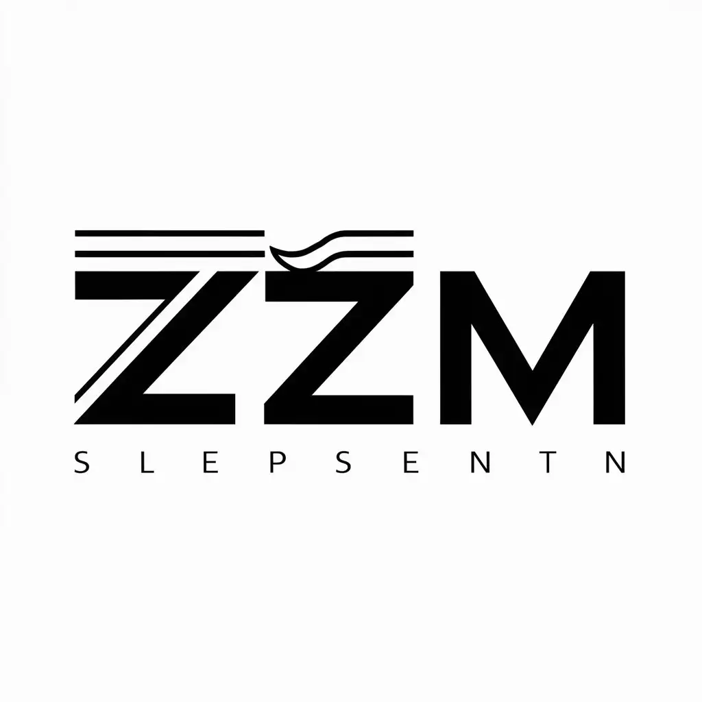 a logo design,with the text "zzm", main symbol:zm,complex,be used in Others industry,clear background