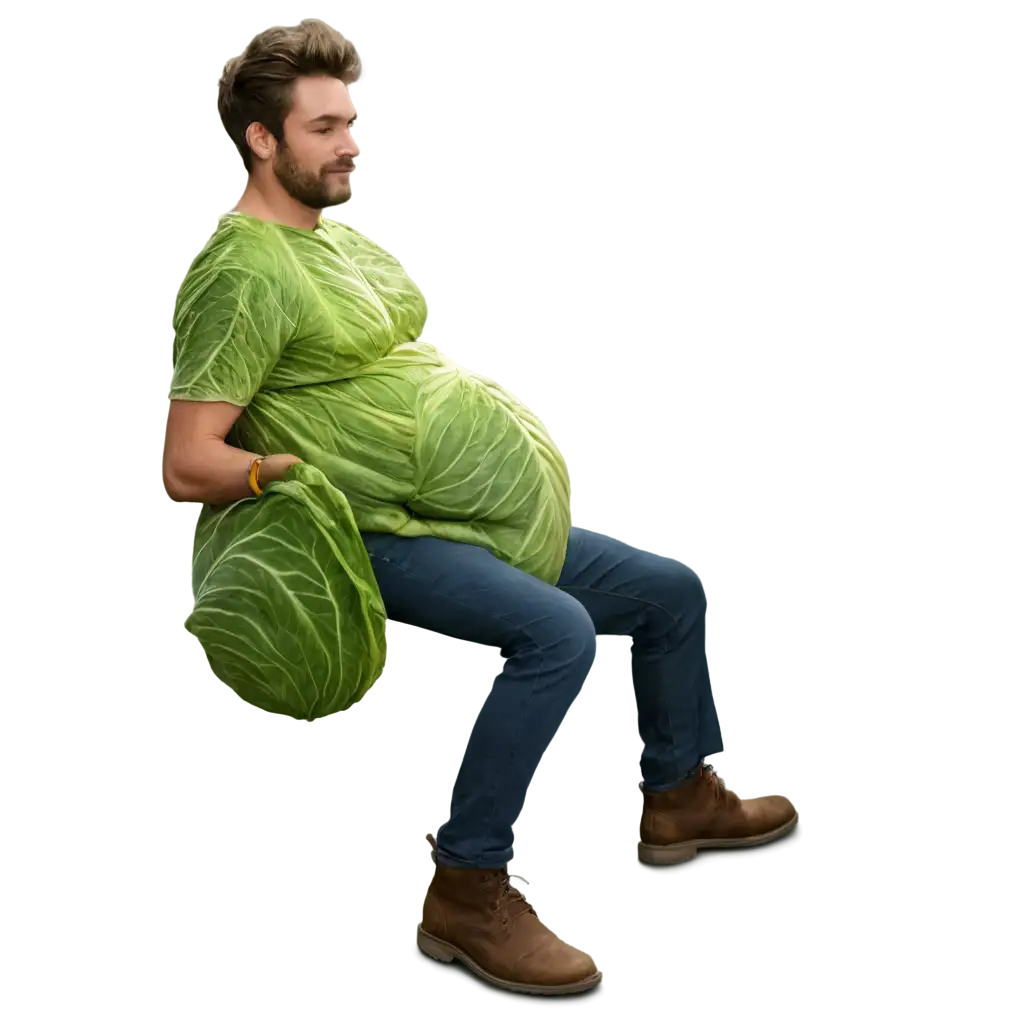 pregnant cabbage man
