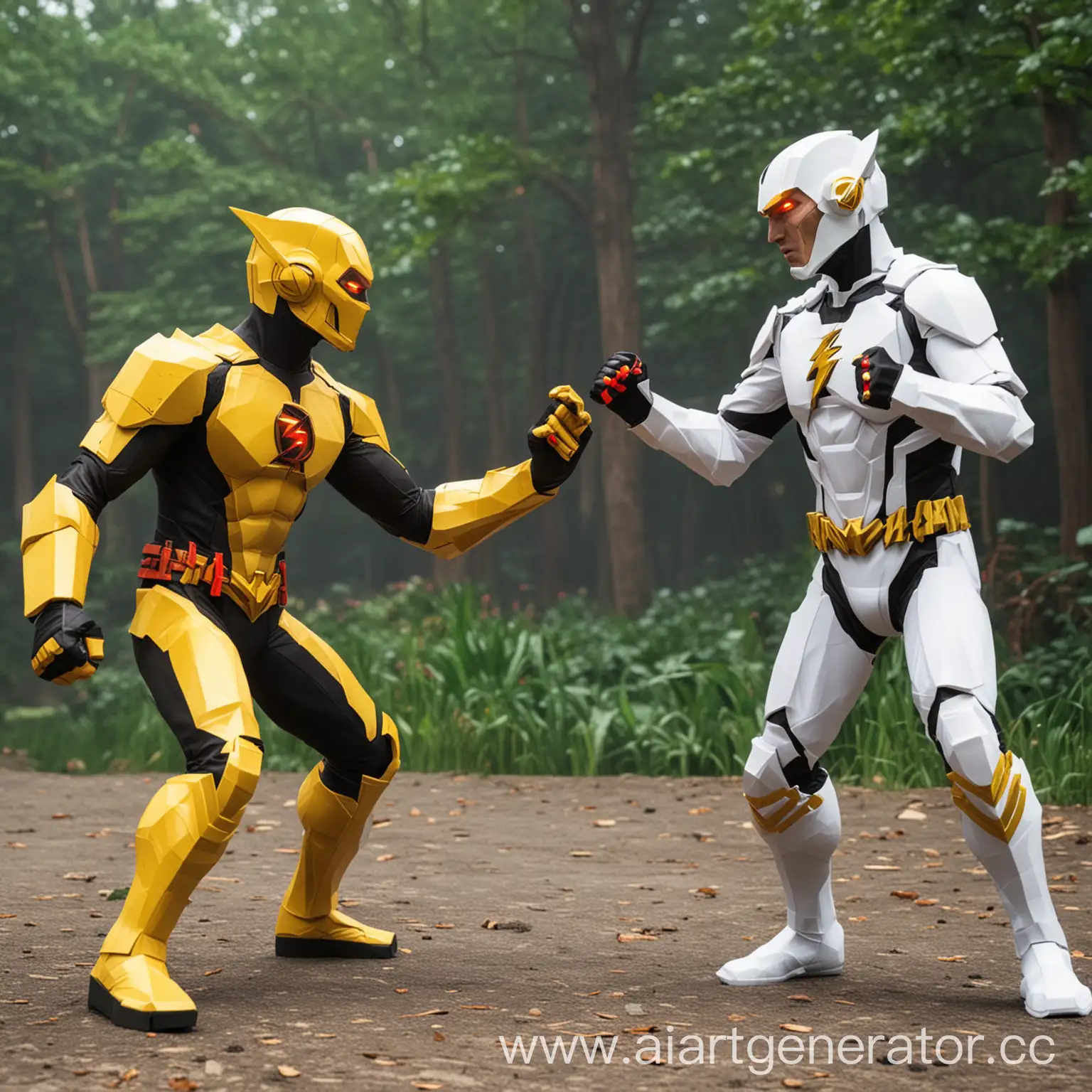 Epic-Battle-RealLife-ReverseFlash-vs-WhiteFlash-in-Minecraft-World