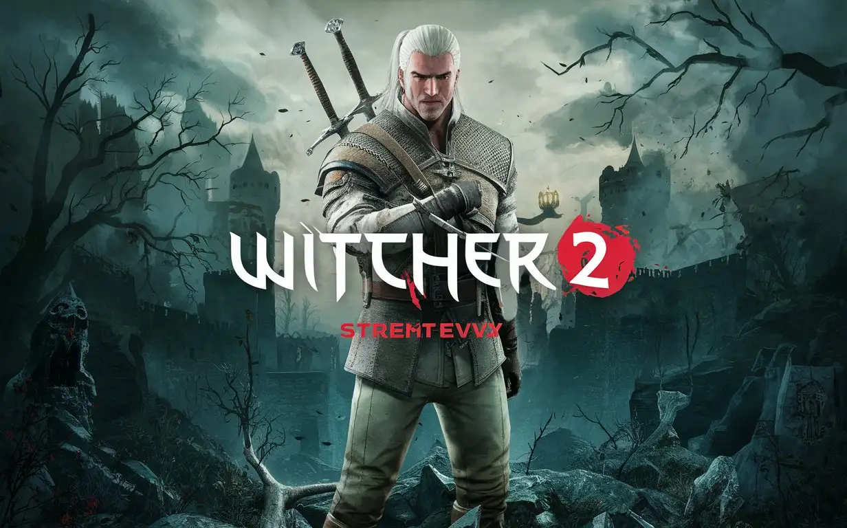 Vibrant-Preview-The-Witcher-2-Gameplay-Stream-with-Bold-Title-Inscription