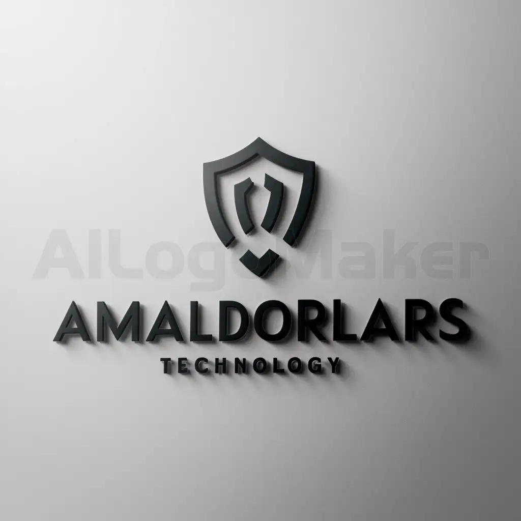 a logo design,with the text "Amaldorlars", main symbol:official form,Moderate,be used in Technology industry,clear background