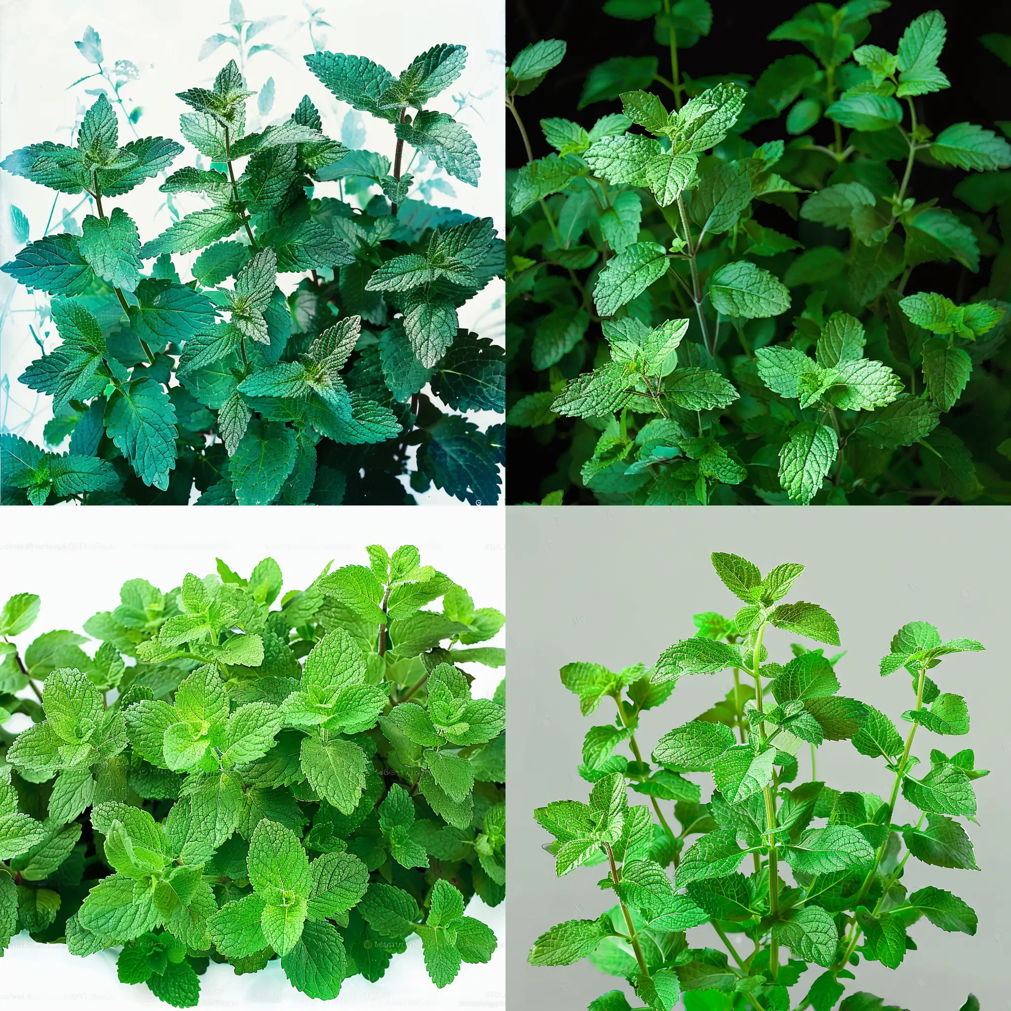 Cat-Mint-Leaves-Plant-with-Soft-Focus-Background