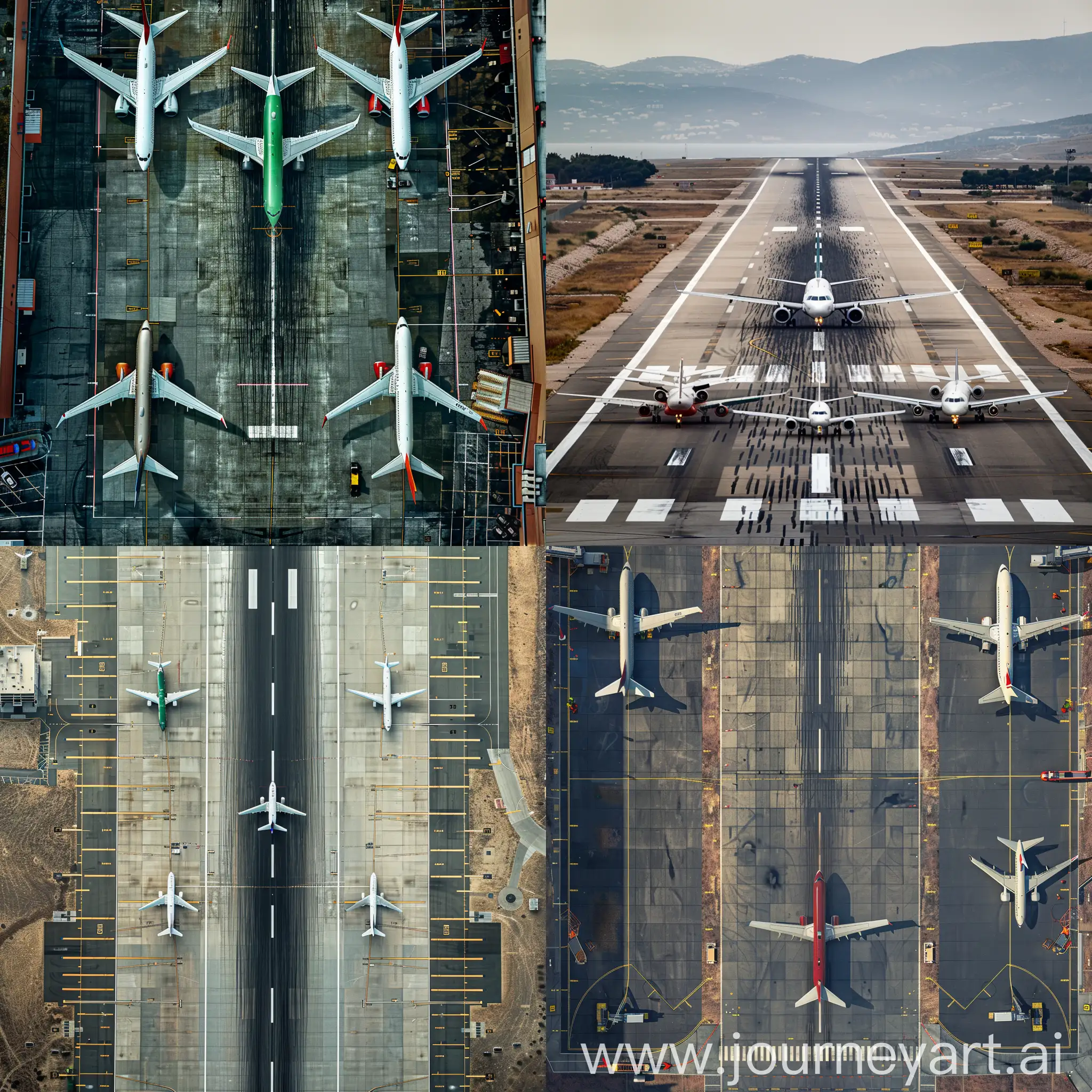 Commercial-Airplanes-Landing-on-Empty-Runway